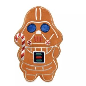 NWT Disney Parks Star Wars Darth Vader Gingerbread Holiday Cookie Plush